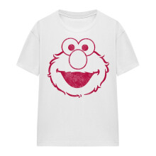 (S, White) Sesame Street Womens/Ladies Elmo Mono T-Shirt