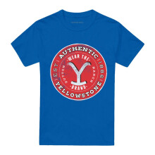 Yellowstone Unisex Adult Authentic Yellowstone Badge T-Shirt