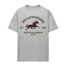 Yellowstone Womens/Ladies Dutton Ranch Horse Heather T-Shirt