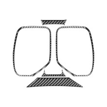 Kolfiber för Camaro 2010-2015 Instrumentbräda Hastighetsmätare Panelram Dash Trim Cover Interiörtillbehör
