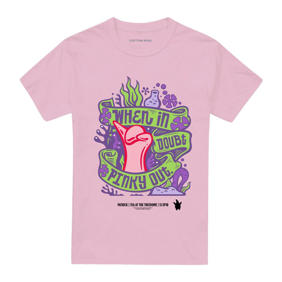 Spongebob Squarepants (Xxl, Pink) Unisex Adult Pinky Out Patrick Star T-Shirt