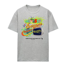(S, Athletic Heather) SpongeBob SquarePants Womens/Ladies Plankton Therapy T-Shirt