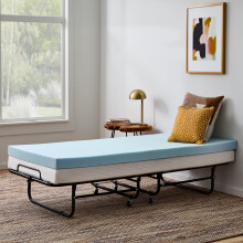 Linenspa Geheugen Foam Matras Topper - 3 Inch Gel Geïnfuseerde Geheugen Foam - Koel en Drukverlagend - CertiPUR Gecertificeerd