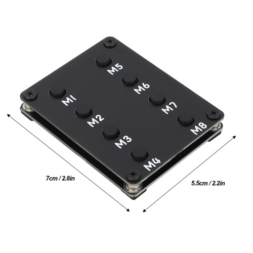 Transceiver External Keypad Control for IC 705/7600/7610/7300/9700, 7x5.5cm, Black 1