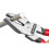 Knipex Knipex 02 01 Series High Leverage Combination Pliers, Plastic Coated Grip 4