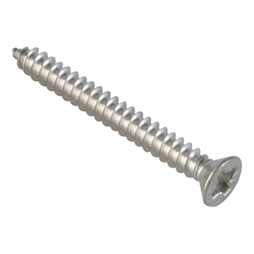Forgefix Forgefix Self-tapping Screws, Pozi, Csk, A2 Stainless Steel
