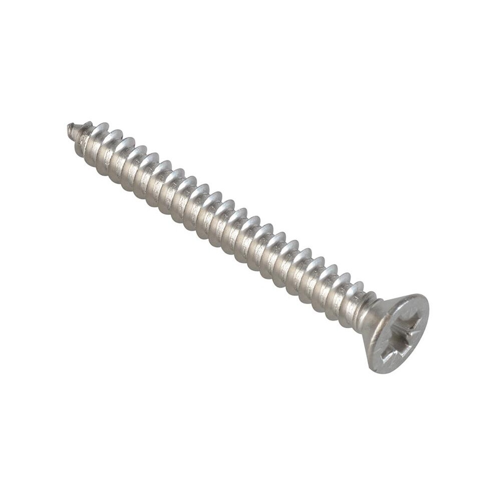 Forgefix Self-Tapping Screws, Pozi, Csk, A2 Stainless Steel