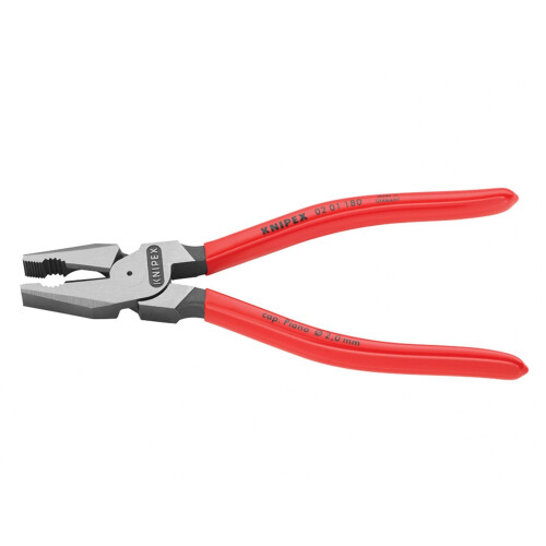 Knipex Knipex 02 01 Series High Leverage Combination Pliers, Plastic Coated Grip 1