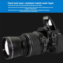 55mm 2.0x Telephoto Lens Teleconverter Lens Digital SLR Camera Parts - High-Quality Photography Accessory