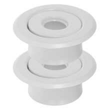 2Stk Metall Sprinklerkopfabdeckung Weiß Für