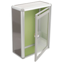 2Stk Kreativ Dunkelgrau Aluminium Für Briefe Und Dokumente