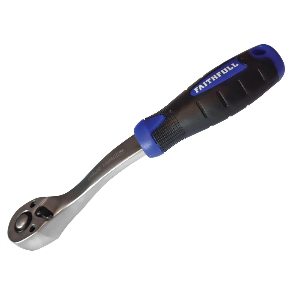 Faithfull Ratchet Handle Quick-Release 72 Teeth 1/4In Drive