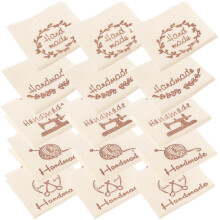 100Stk Handgemachte Baumwolllabels Zum Vielseitig Einsetzbar