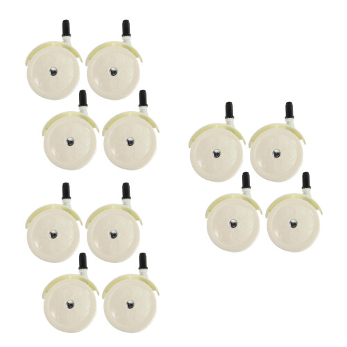 12Stk Kinderwagen Ersatzräder Beige Mit Für Baby Walker 2