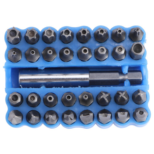 66Stk Sicherheits Bits Set Kompakt Mit Extension Halter, 2