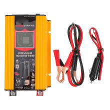 Gelber Auto Adapter Inverter Kunststoff Kupfer Aluminium Sicher