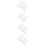 4Rouleaux Film Fleurs Or Transparent Opp Pour 9