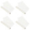 4Rouleaux Film Fleurs Or Transparent Opp Pour 6