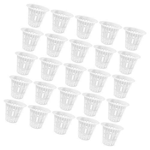 100Stk Weiße Blumentöpfe Für Und Orchideen 1