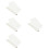 4Rouleaux Film Fleurs Or Transparent Opp Pour 8