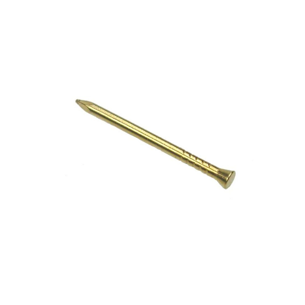 Challenge Brass Panel Pins 20Mm Clam Pack 60G