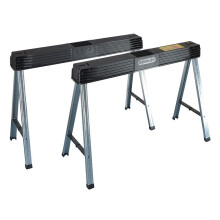Stanley Hand Tools Folding Metal Leg Sawhorses (twin Pack)