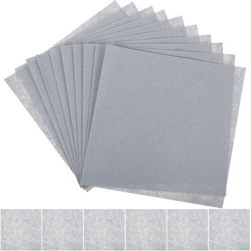 20Stk Robuster DIY Filzstoff Grau Für Patchwork Und Handarbeit