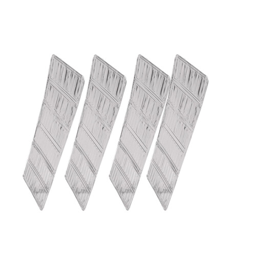 8Stk Anti-Spritz Öl Aluminium Herdfolie -Resistent Silber 1