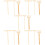 5Sets Kleines Bambus Set Sand Garten Khaki Für Deko 10