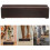 Holz Display Rack Vollspiegelhalter Dunkelbraun Minimalistisch 6