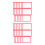Rotes Kinder-Malrahmenpapier, Festes DIY Zeichenpapier 5
