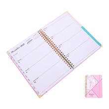 2Stk A5 2025 Planer Rosa Terminplan Buch Für Schule Und Büro