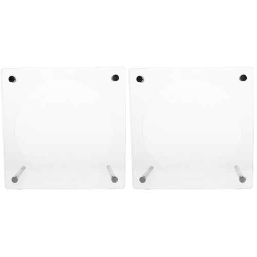 2Stk Cd/dvd Transparent Für Und Regal 2