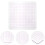 4Stk Acryl Clay Rollbrett Weiß Rundes Eck DIY Polymer Modellierhilfe 5