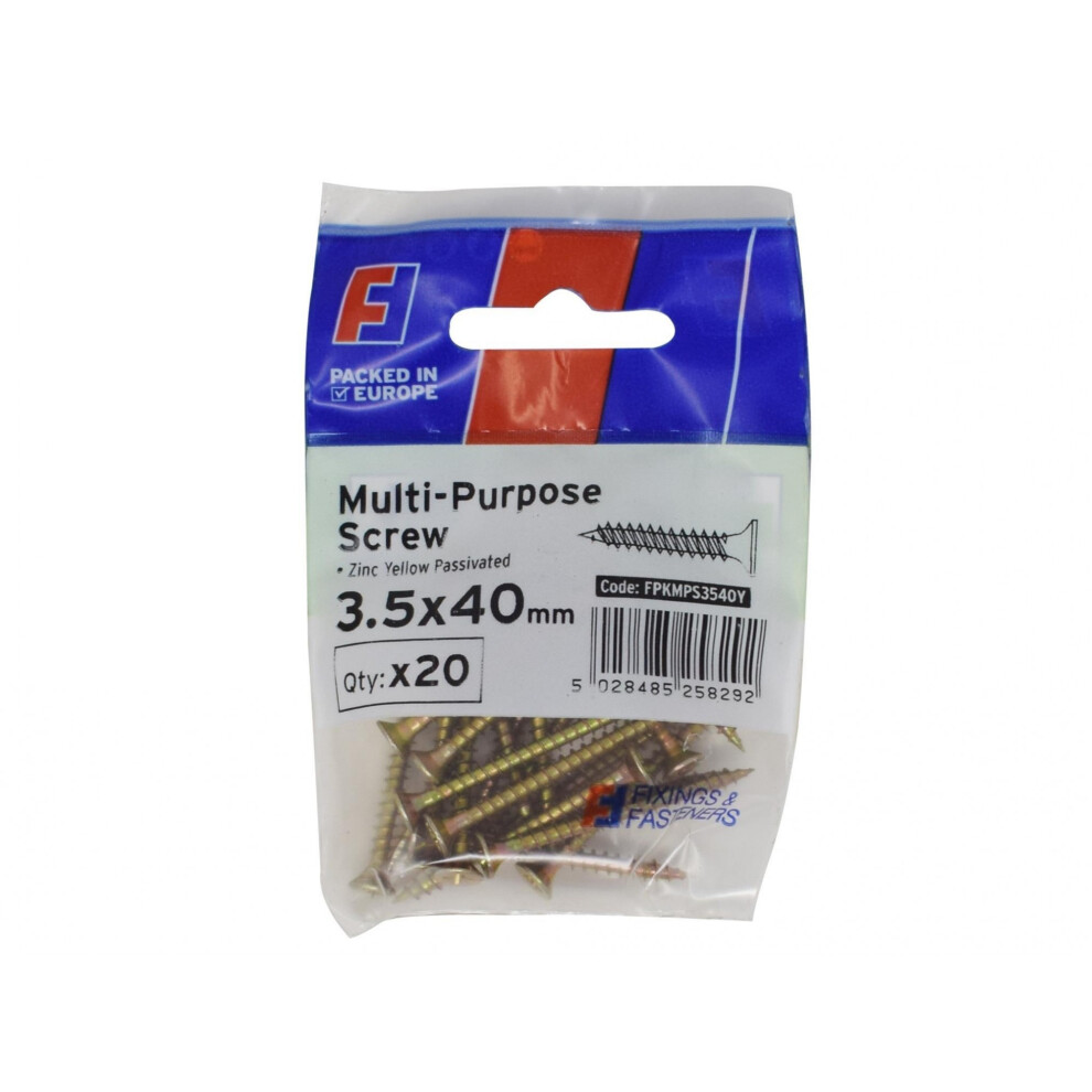 Forgefix Multi-Purpose Screws, Pozi, Csk, Zyp, Forgepack 5063806236603