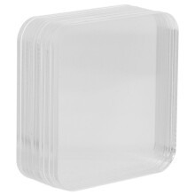 Dekorative Etiketten Transparentes Acryl 10 Set 1,9x1,9x0,08 Zoll