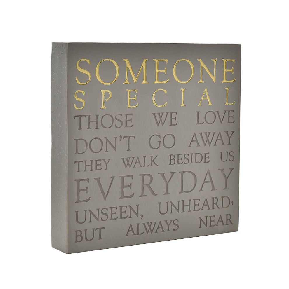 Celebrations Thoughts Of You Memorial Square Plaque - Someone Special