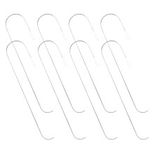 40Pièces Aiguilles Courbées En Métal Argenté Pour Perles DIY
