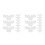 20Pièces Accessoires Dents Silicone Blancs Cosplay 7