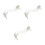 3Pièces Support Violon Transparent Coussin Épaule Ajustable 7
