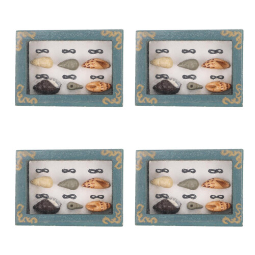 4Pièces Mini Boîte En Bois Multi Pour Décor Et Rangement 2