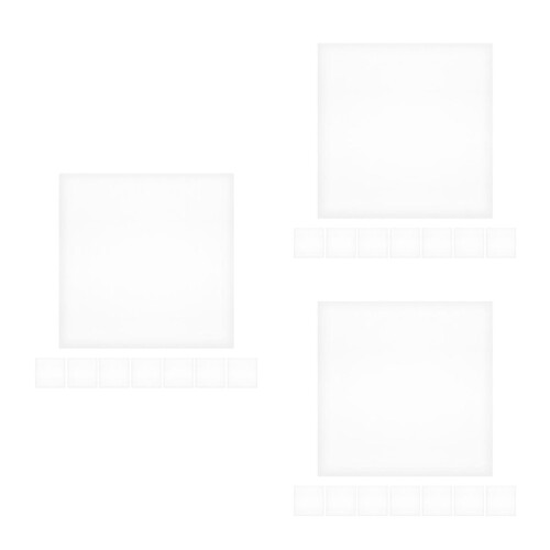 24Pièces Papier Broderie Lavable Pour Transfert Couture 2