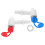 2Paires Robinet Pour Refroidisseur Eau Chaud Froid 1