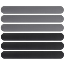 12Pièces Fixateurs Multicolores Silicone Alliage Pour Papier Cadeau