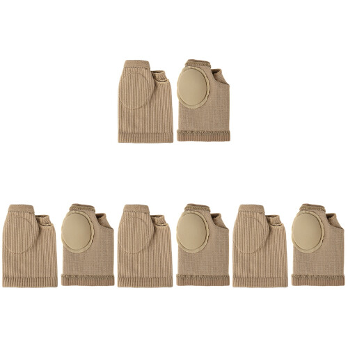 4Pairs Light Brown Comfortable Forefoot Shoe Cushions 1
