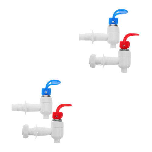 2Paires Robinet Pour Refroidisseur Eau Chaud Froid 1