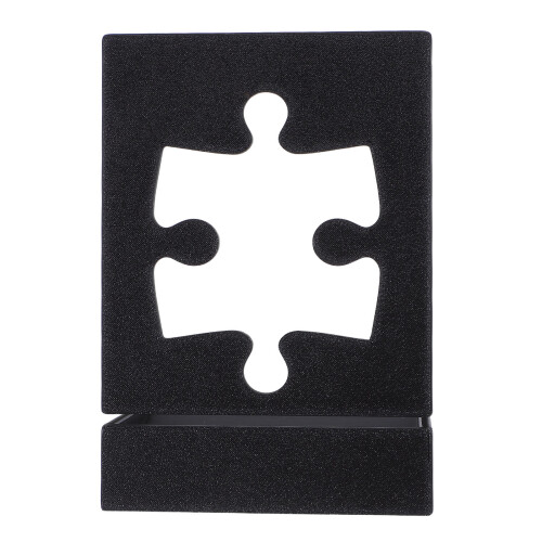 3Pcs Black Puzzle Lid Display Base and Portable Puzzle Accessory Stand