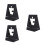 3Pcs Black Puzzle Lid Display Base and Portable Puzzle Accessory Stand 8