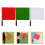 15Pièces Drapeaux Arbitre Acier Couleur 7