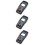 3Pcs Digital Moisture Meter Wood Damp Hygrometer Fast Reading Black 7
